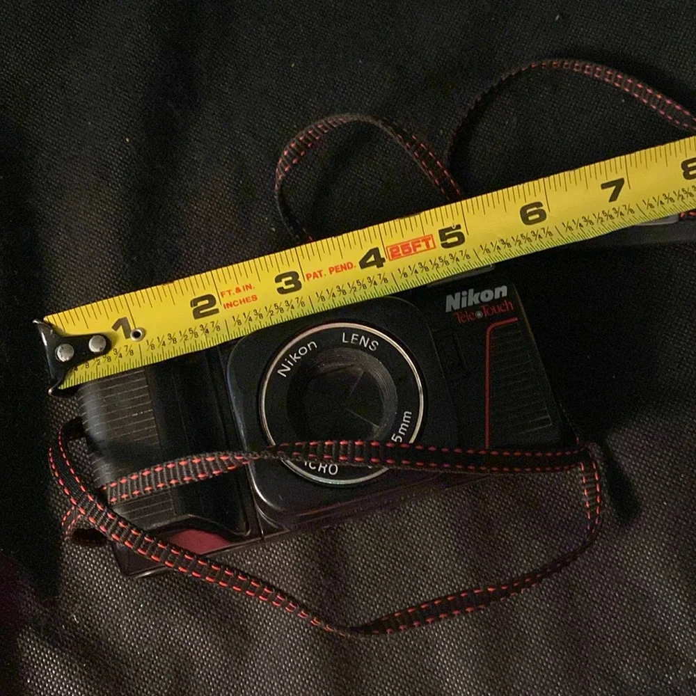 Vintage Nikon Tele Touch Point & Shoot 35mm Camera With 38/65mm Lens- used